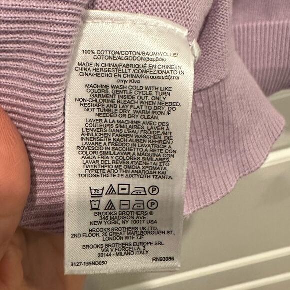 Brooks Brothers Lavender Blouse - Picture 5 of 5